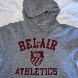 Women’s Grey Bel-Air Cropped Hoodie